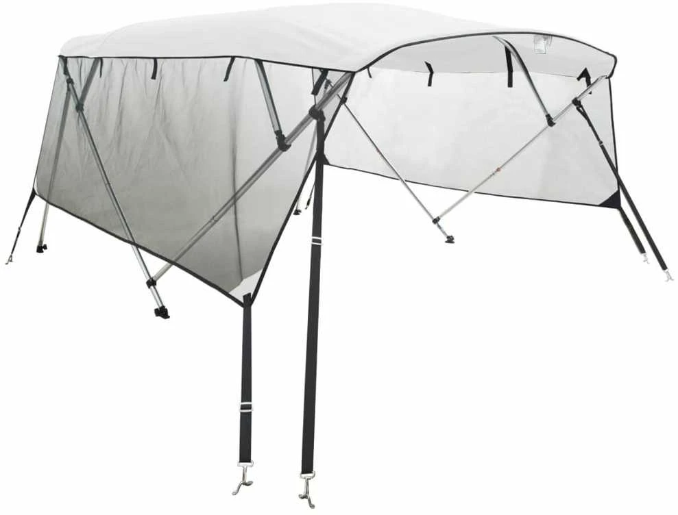 Bimini viršaus stogelis su sienomis, 183x(154-167)x137cm