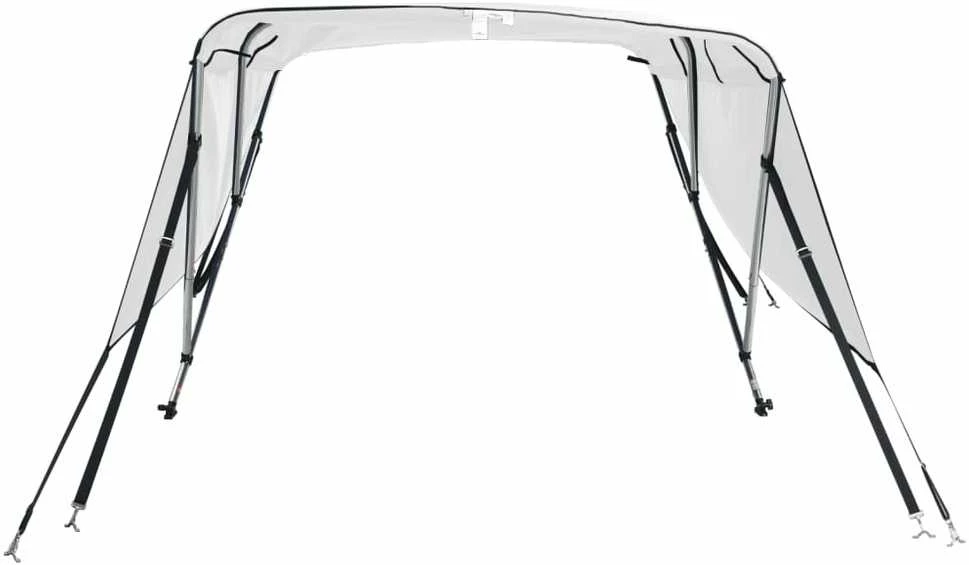 Bimini viršaus stogelis su sienomis, 243x(170-182)x137cm