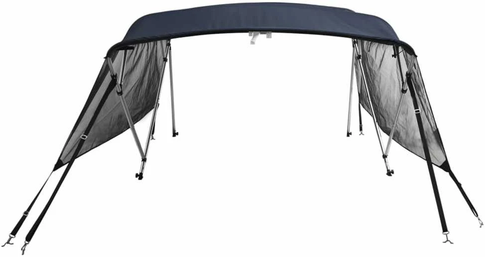 Bimini viršaus stogelis su sienomis, 243x(170-182)x137cm