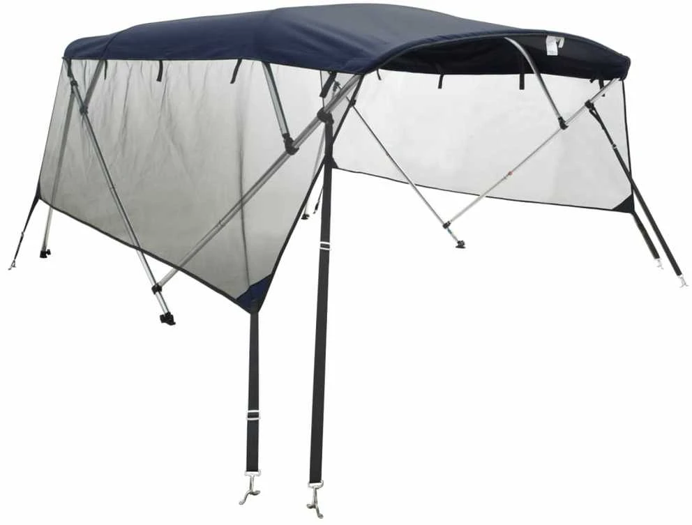 Bimini viršaus stogelis su sienomis, 243x(170-182)x137cm
