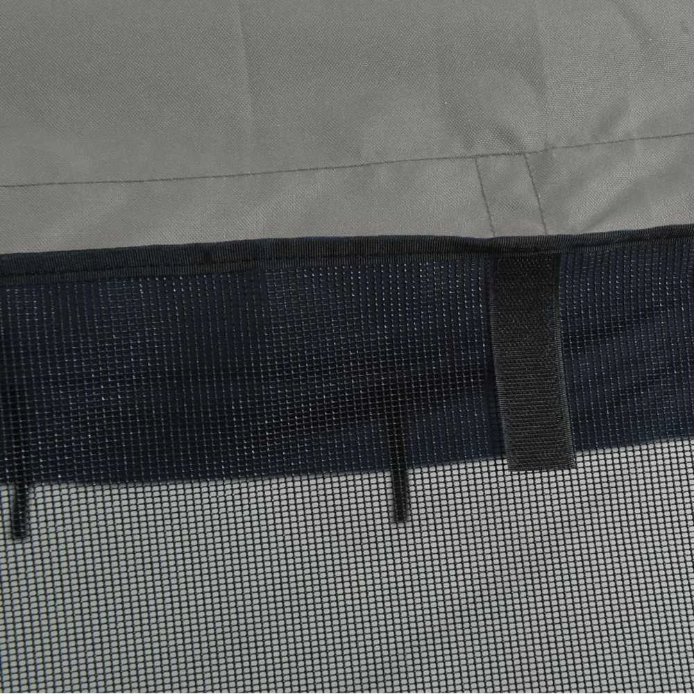Bimini viršaus stogelis su sienomis, 243x(230-244)x137cm