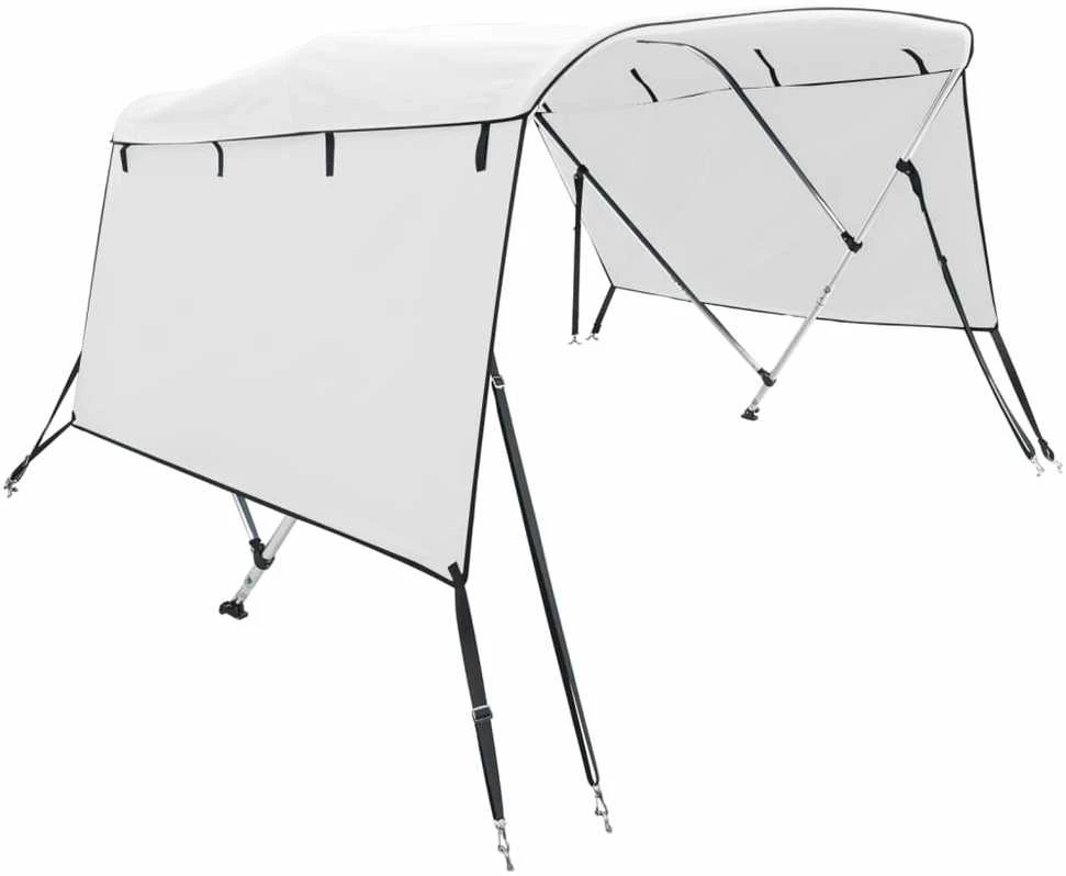 Bimini viršaus stogelis su sienomis, 243x(230-244)x137cm
