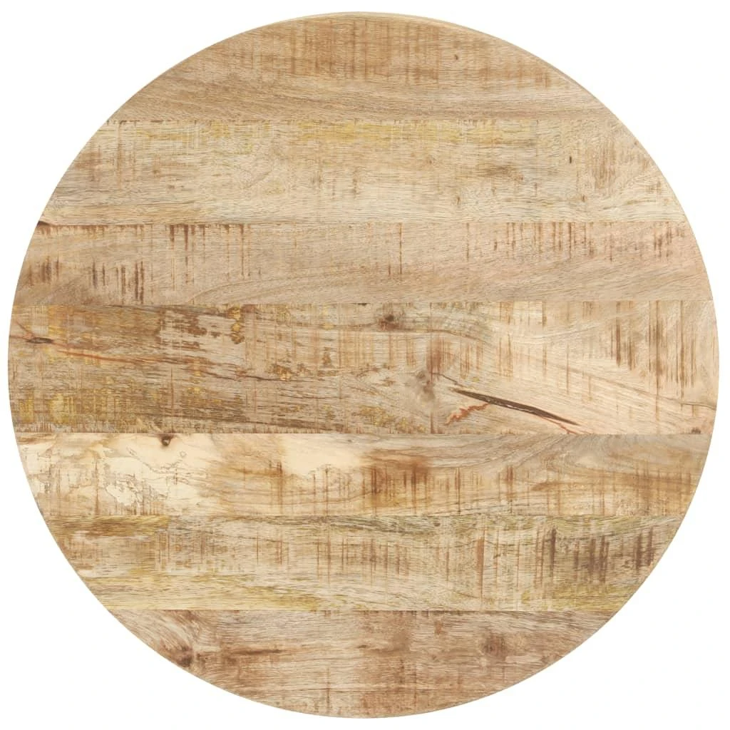 Bistro staliukas, skersmuo 60x76cm, neapdorota mango mediena