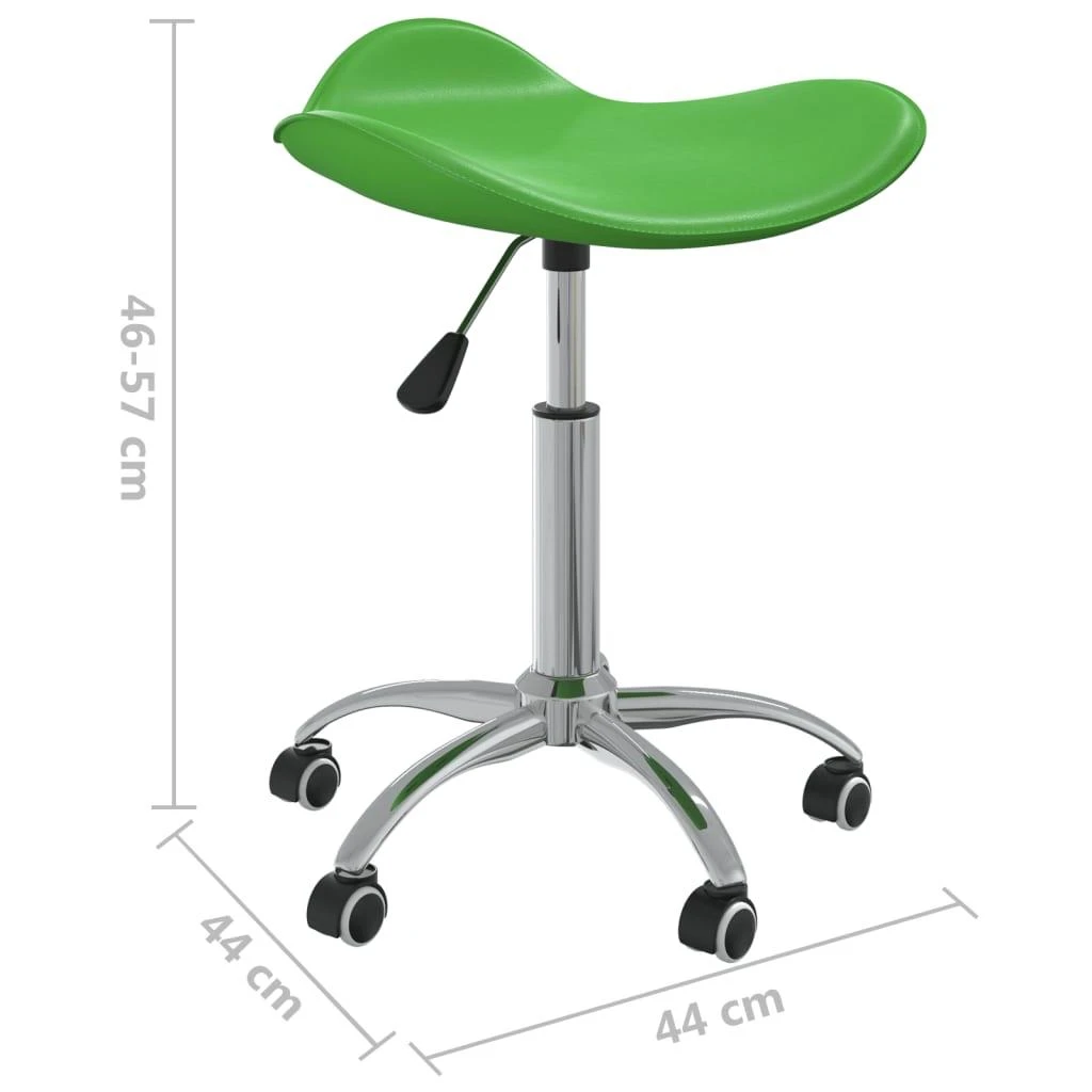 Biuro kėdė, žalios spalvos, dirbtinė oda (323692)