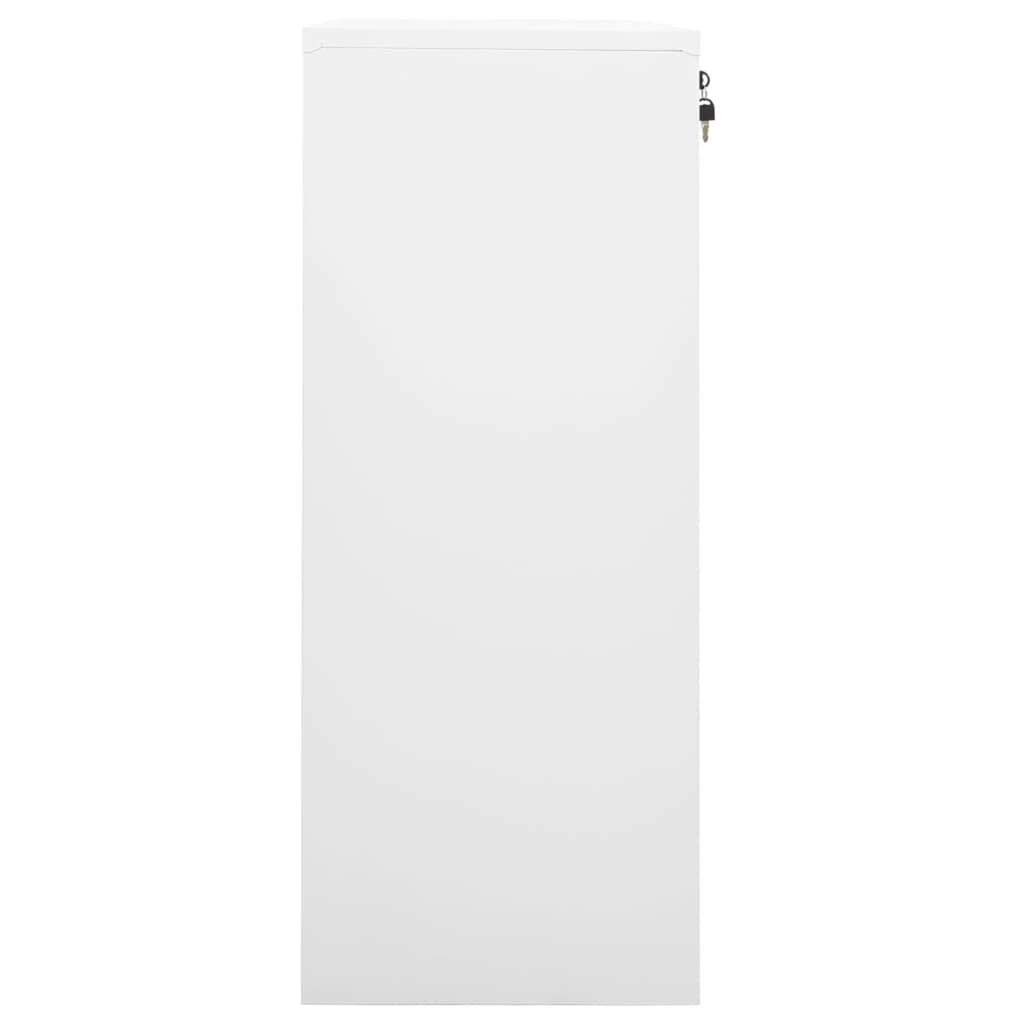 Biuro spintelė, baltos spalvos, 90x40x102cm, plienas