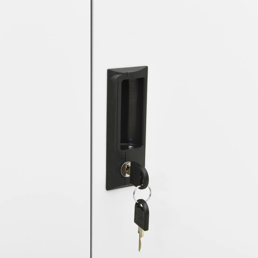 Biuro spintelė, baltos spalvos, 90x40x102cm, plienas