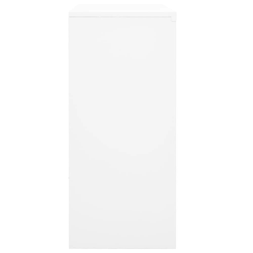 Biuro spintelė su stumdomom durim, balta, 90x40x90cm, plienas