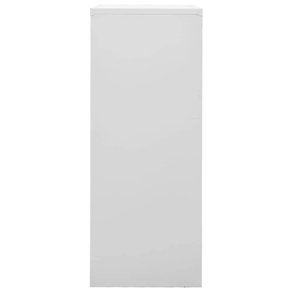 Biuro spintelė, šviesiai pilkos spalvos, 90x40x102cm, plienas