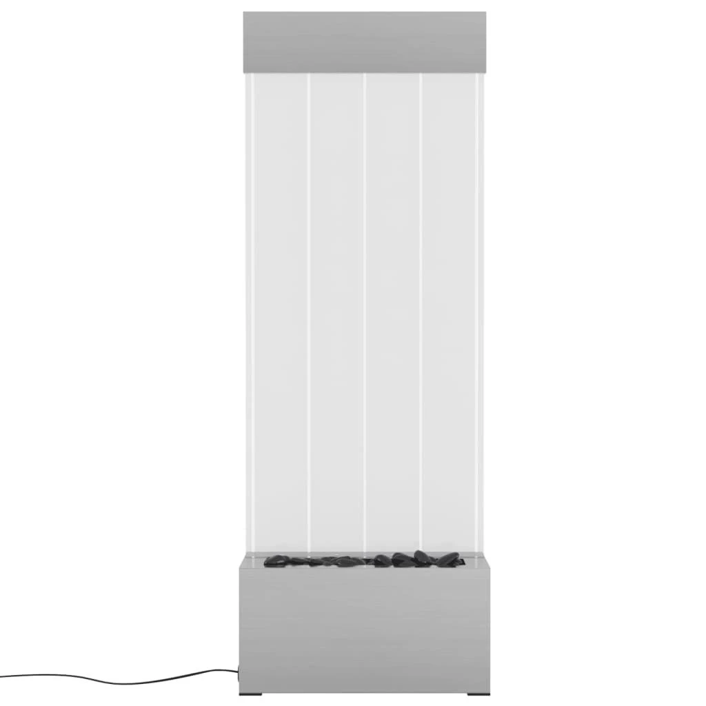 Burbulų kolona su įvairių spalvų LED, plienas ir akrilas, 110cm