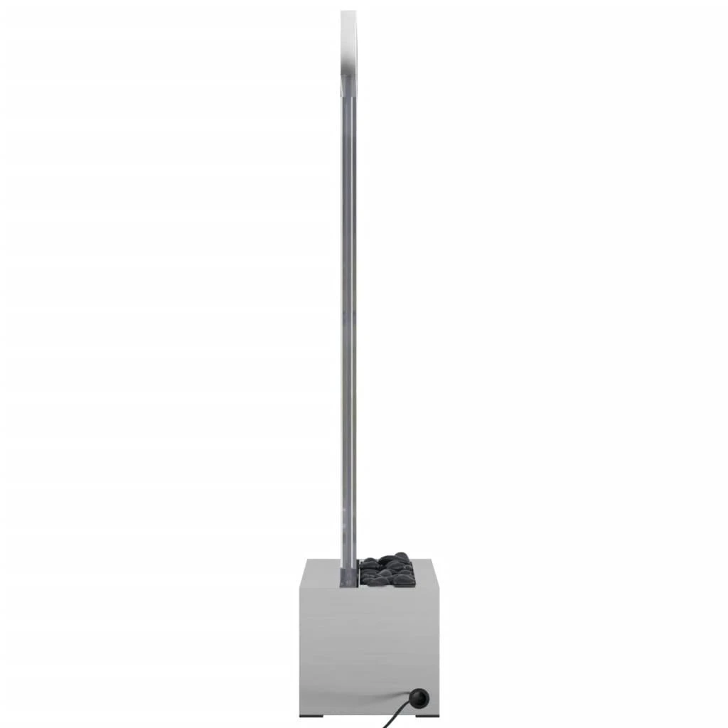 Burbulų kolona su įvairių spalvų LED, plienas ir akrilas, 110cm