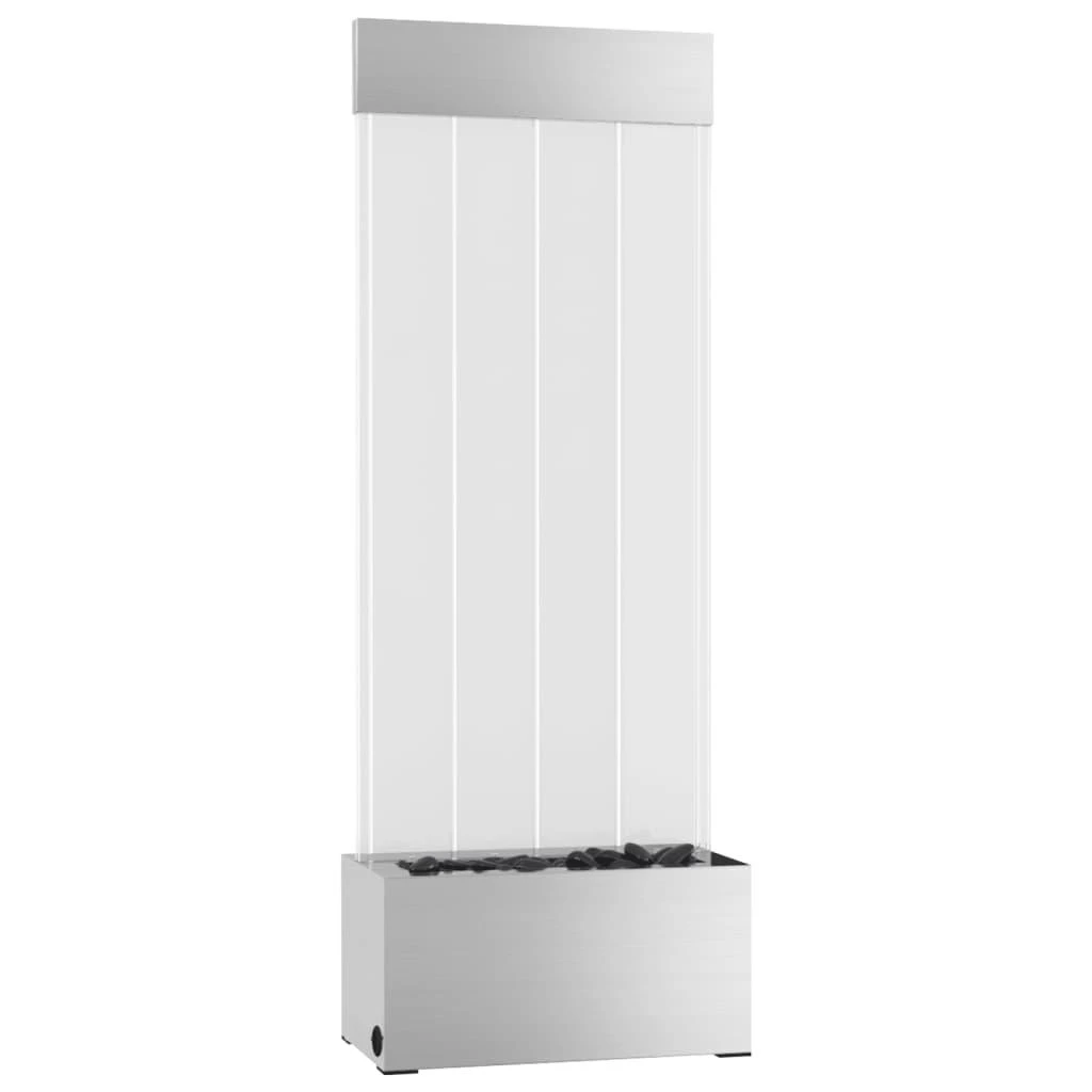 Burbulų kolona su įvairių spalvų LED, plienas ir akrilas, 110cm