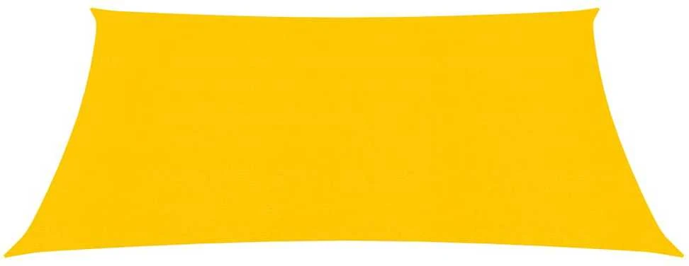 Burė nuo saulės, geltonos spalvos, 4,5x4,5m, HDPE, 160g/m²