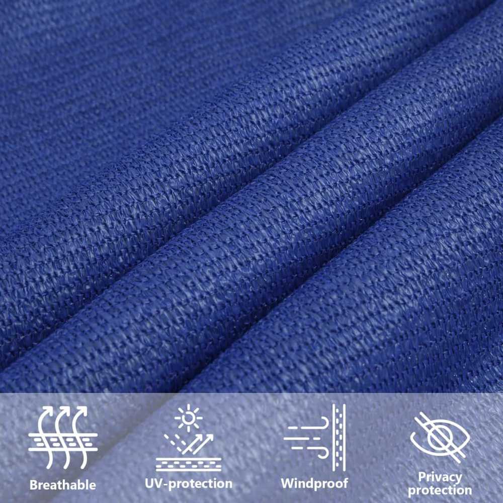 Burė nuo saulės, mėlynos spalvos, 4x7m, HDPE, 160g/m²