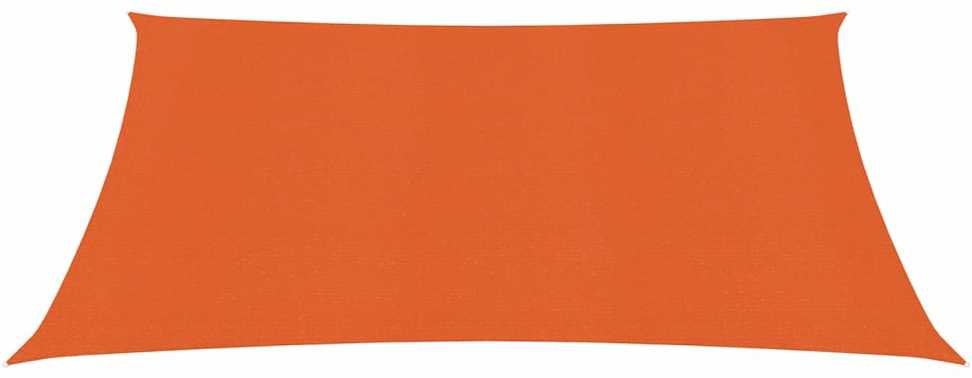 Burė nuo saulės, oranžinė, 4x4m, HDPE, 160g/m², kvadratinė