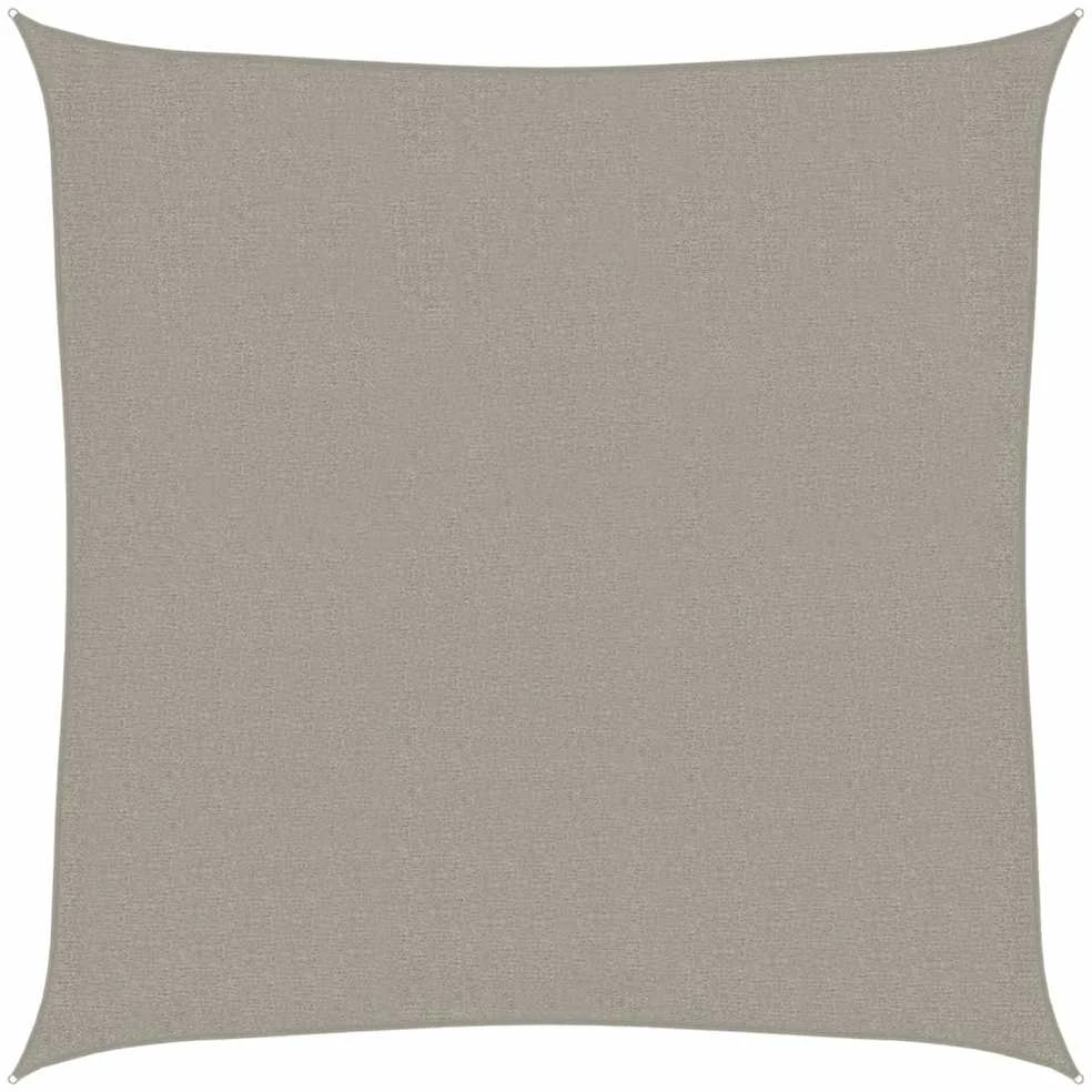 Burė nuo saulės, šviesiai siva, 2x2m, HDPE, 160g/m², kvadratinė