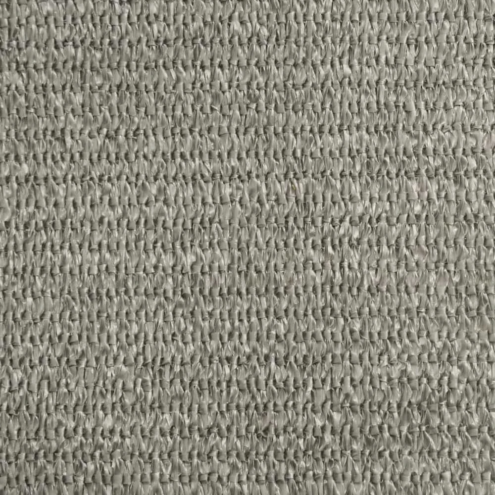 Burė nuo saulės, šviesiai siva, 3x3m, HDPE, 160g/m², kvadratinė