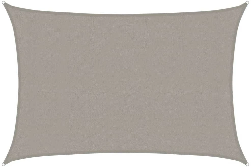 Burė nuo saulės, šviesiai siva, 3x5m, HDPE, 160g/m²