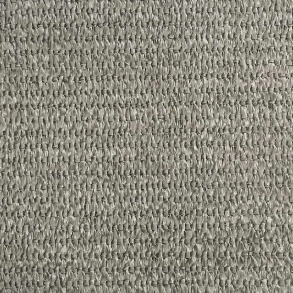 Burė nuo saulės, šviesiai siva, 6x7m, HDPE, 160g/m²