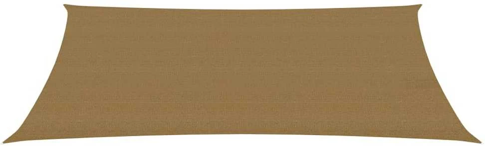 Burė nuo saulės, taupe spalvos, 6x8m, HDPE, 160g/m²