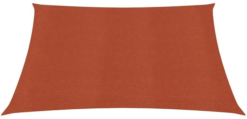 Burė nuo saulės, terakota spalvos, 2,5x2,5m, HDPE, 160g/m²