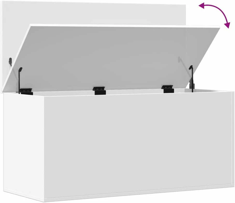 Daiktadėžė, baltos spalvos, 100x42x46cm, apdirbta mediena