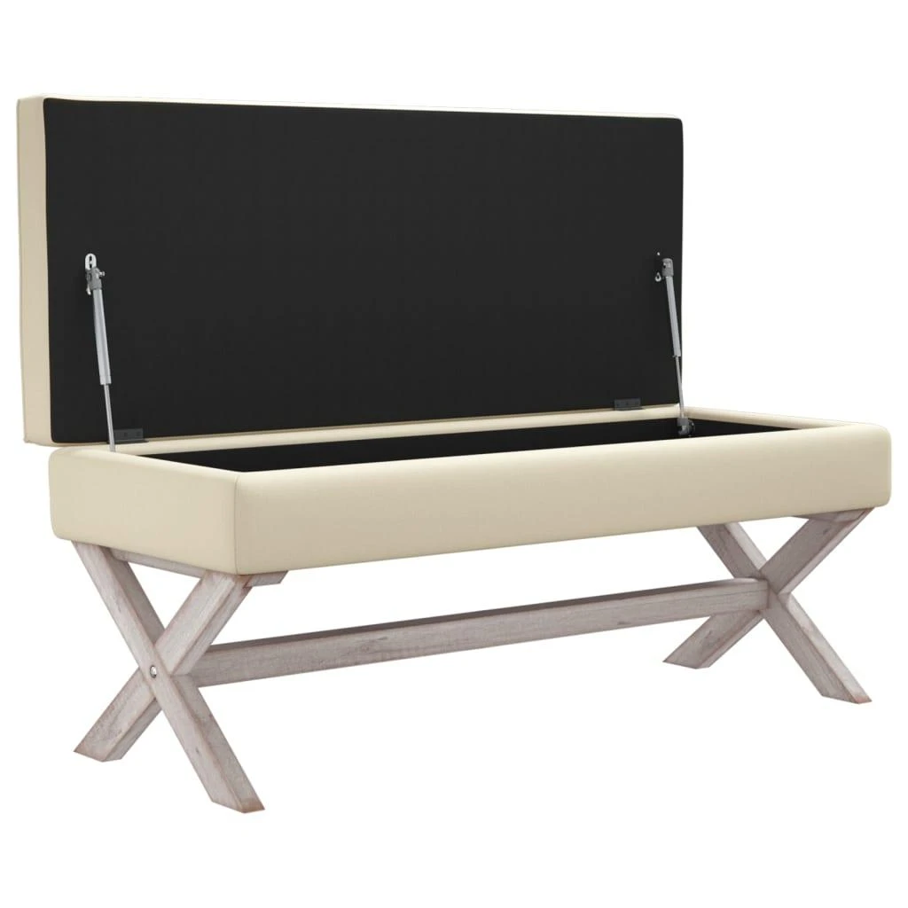 Daiktadėžė-taburetė, 110x45x49cm, linas
