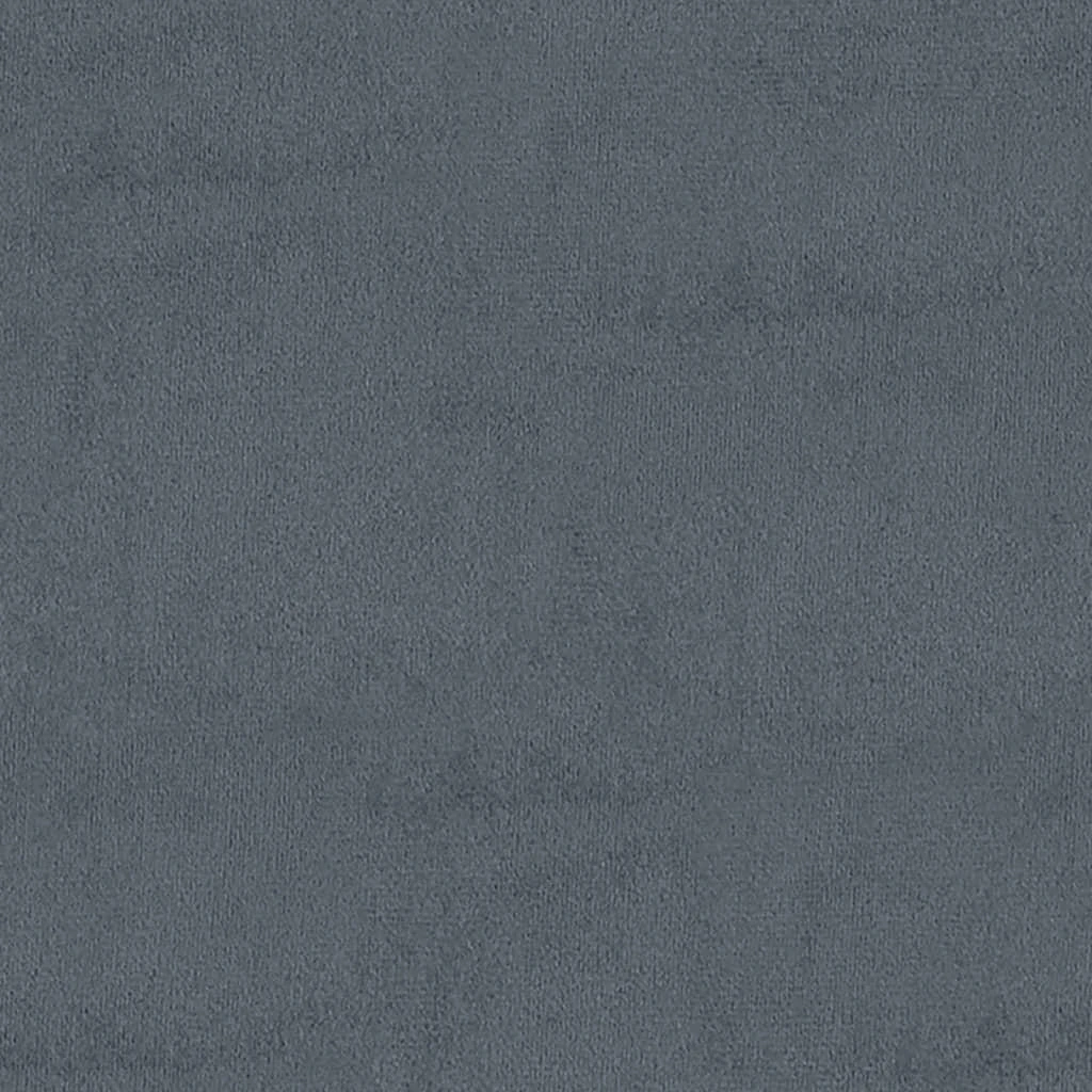 Daiktadėžė-taburetė, tamsiai pilka, 110x45x49cm, aksomas