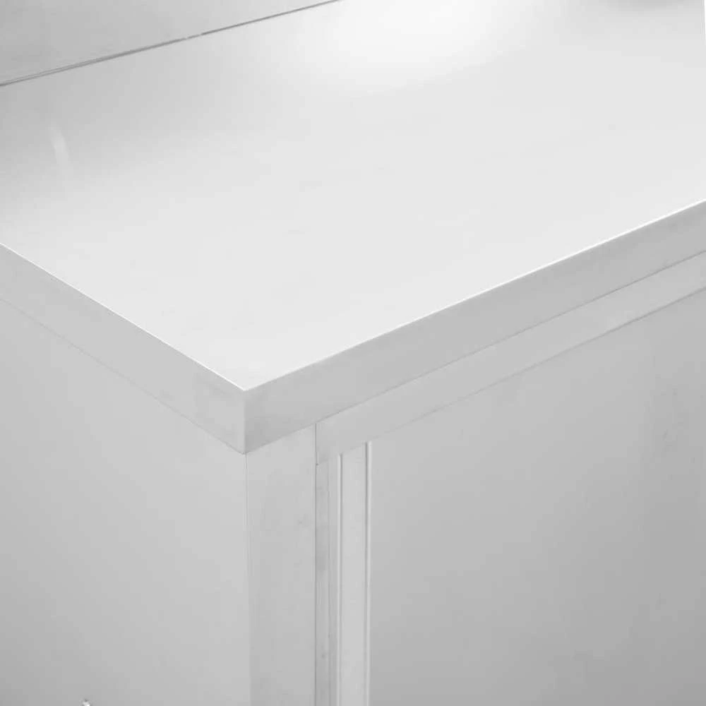 Darbastaliai su stumdomom durim, 2vnt., 200x50x95cm, plienas