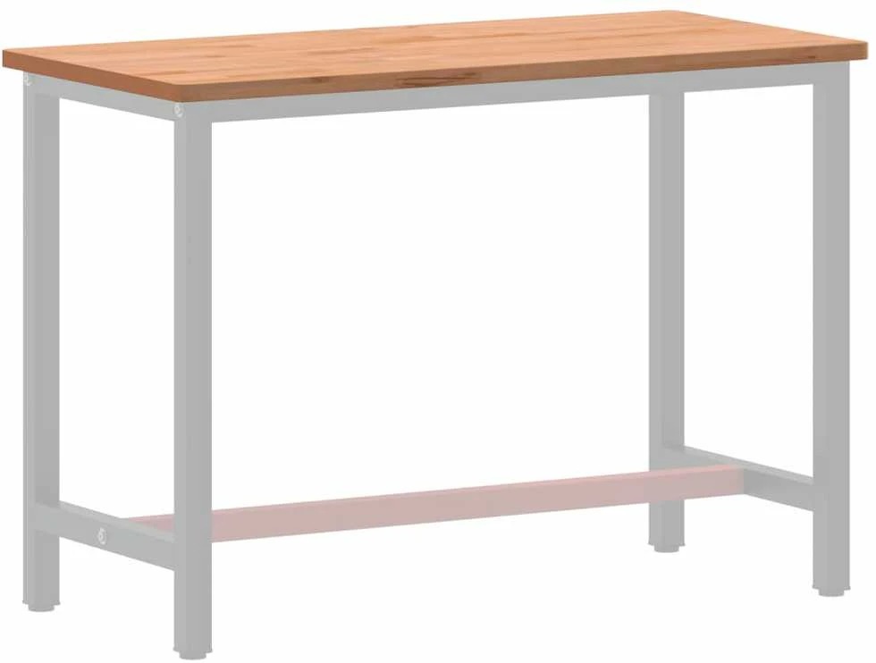 Darbastalio stalviršis, 115x55x2,5cm, bukmedžio masyvas