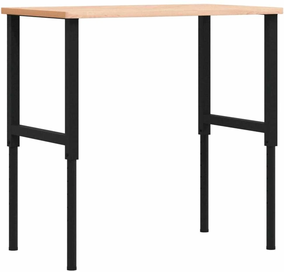Darbastalis, 100x60x(71,5-98)cm, bukmedis, stačiakampis