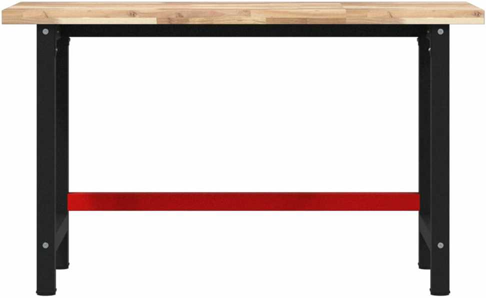 Darbastalis, 140x60x83cm, akacijos masyvas, stačiakampis