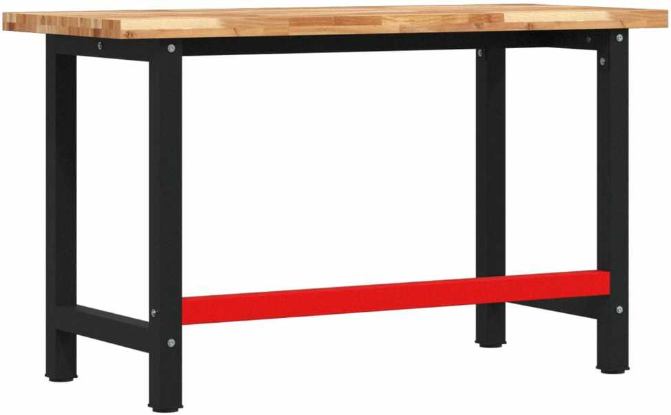 Darbastalis, 140x60x83cm, akacijos masyvas, stačiakampis
