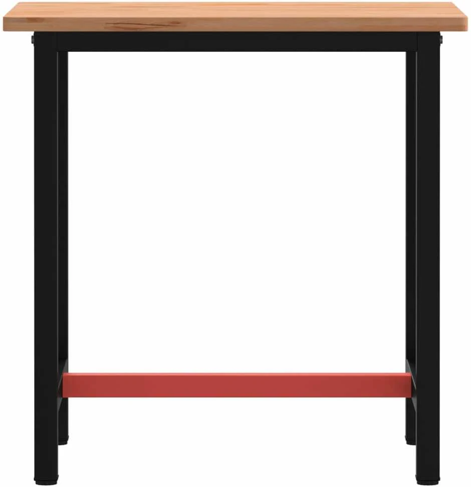 Darbastalis, 80x55x81,5cm, bukmedžio masyvas ir metalas