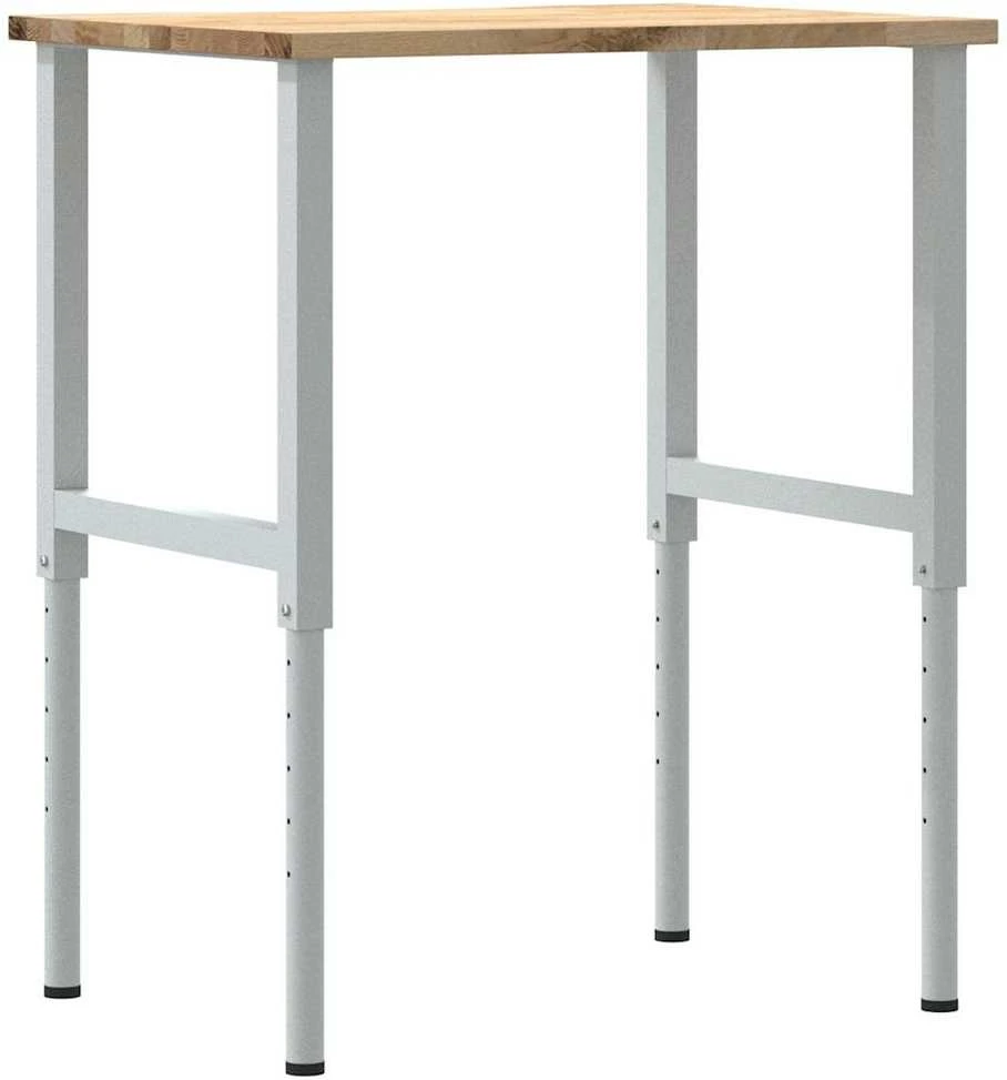 Darbastalis, 80x60x(71,5-98)cm, ąžuolo masyvas
