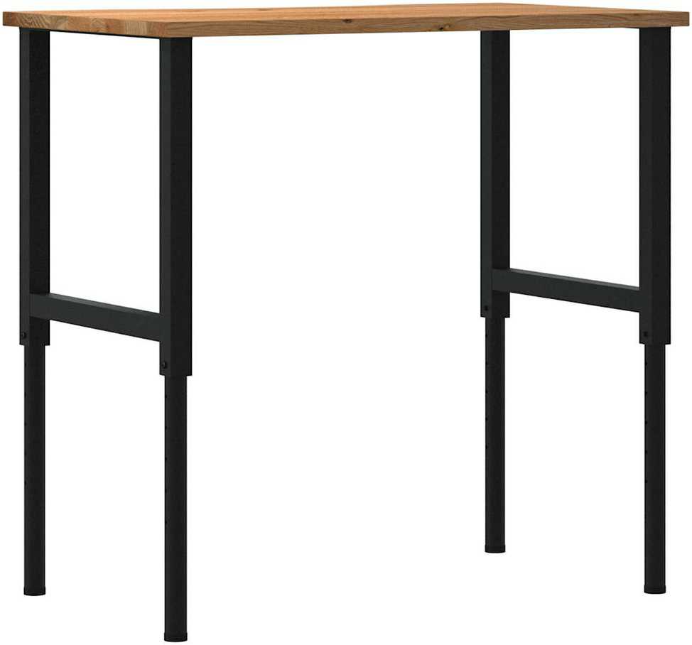Darbastalis, šviesiai rudas, 100x60x(71,5-98)cm, ąžuolo masyvas