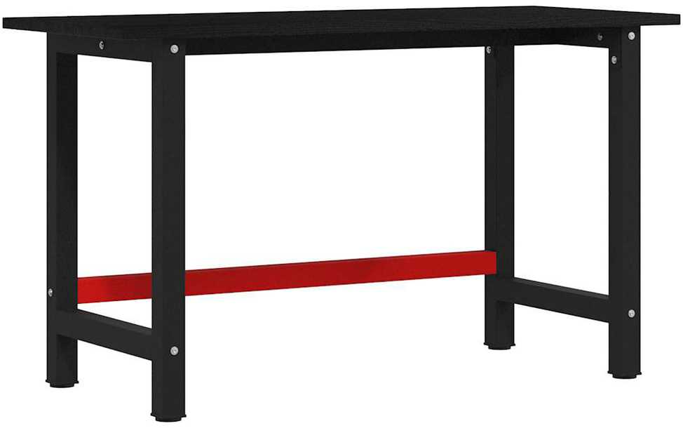 Darbastalis, tamsiai rudas, 140x60x81,5cm, ąžuolo masyvas