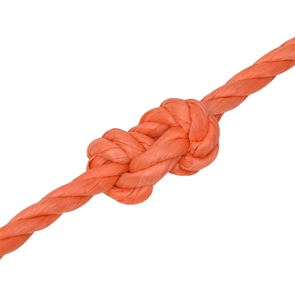 Darbo virvė, oranžinės spalvos, 14mm, 25m, polipropilenas