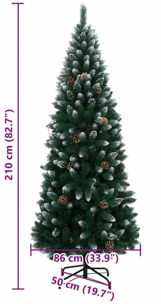 Dirbtinė Kalėdų eglutė, 300 LED, 210cm