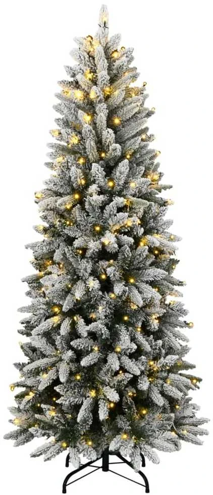 Dirbtinė Kalėdų eglutė su 300 LED lempučių ir sniegu, 180cm
