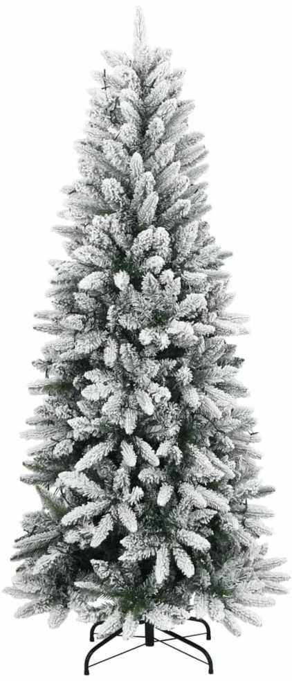 Dirbtinė Kalėdų eglutė su 300 LED lempučių ir sniegu, 240cm