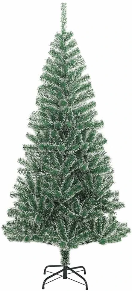 Dirbtinė Kalėdų eglutė su 300 LED/žaisliukais ir sniegu, 240cm