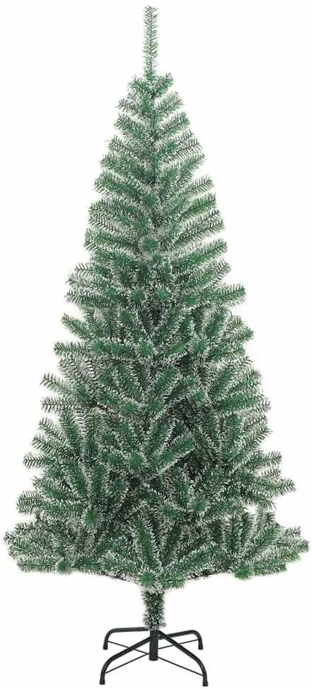 Dirbtinė Kalėdų eglutė su 300 LED/žaisliukais ir sniegu, 240cm