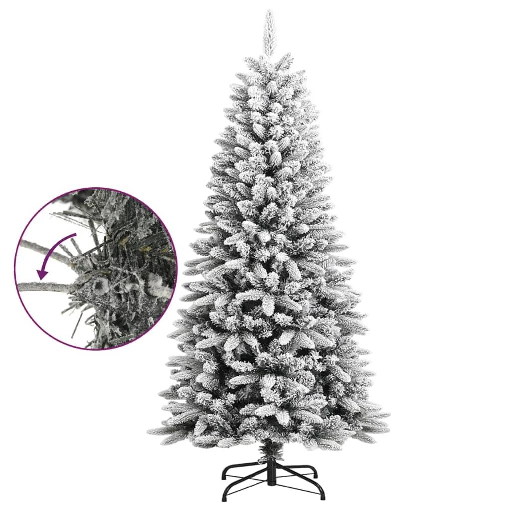 Dirbtinė Kalėdų eglutė su sniegu, 120cm, PVC ir PE