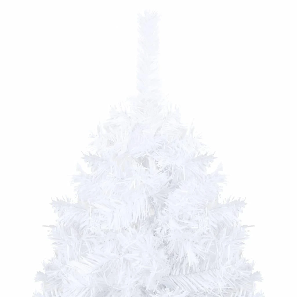 Dirbtinė Kalėdų eglutė su storomis šakomis, balta, 210cm, PVC