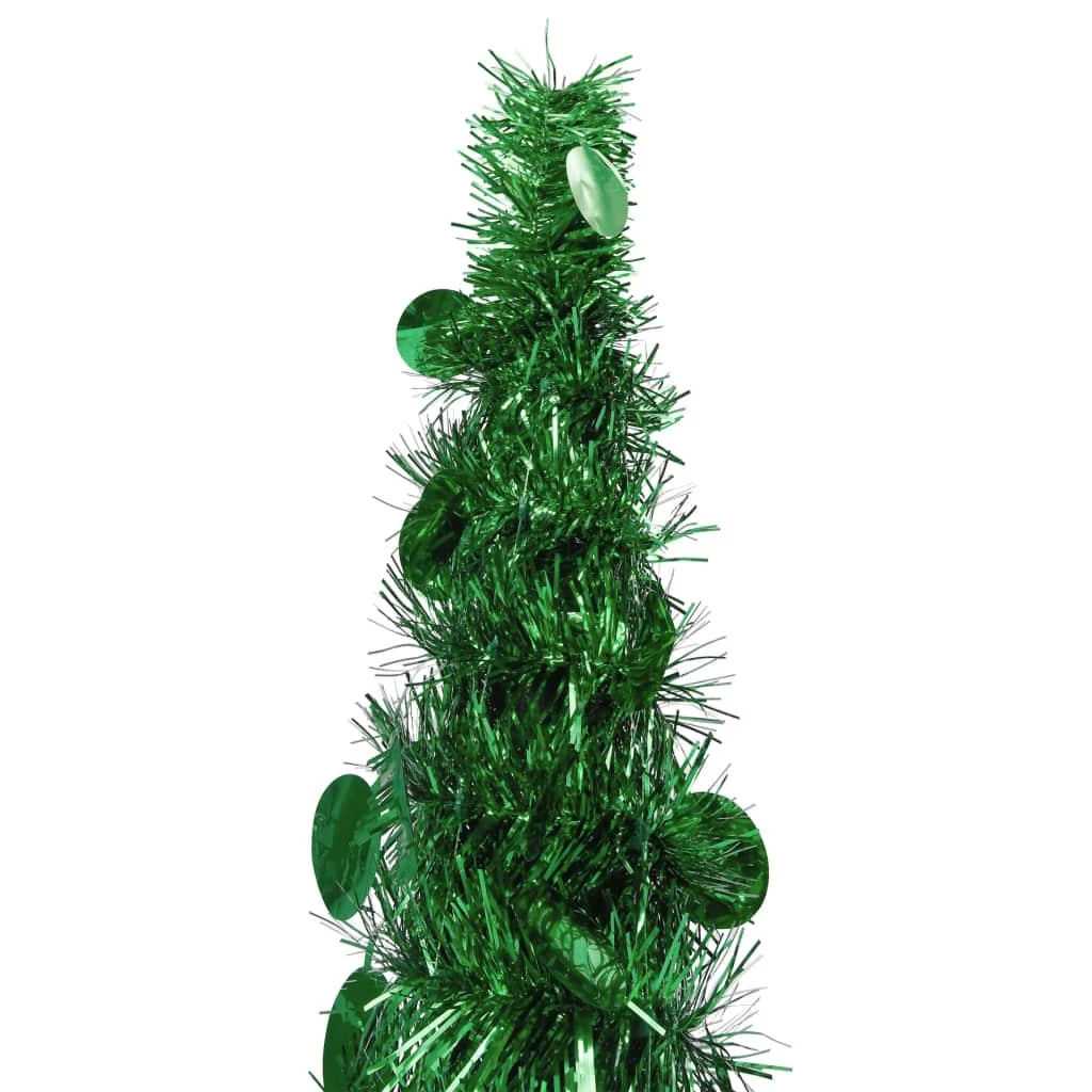 Išskleidžiama dirbtinė Kalėdų eglutė, žalia, 150cm, PET