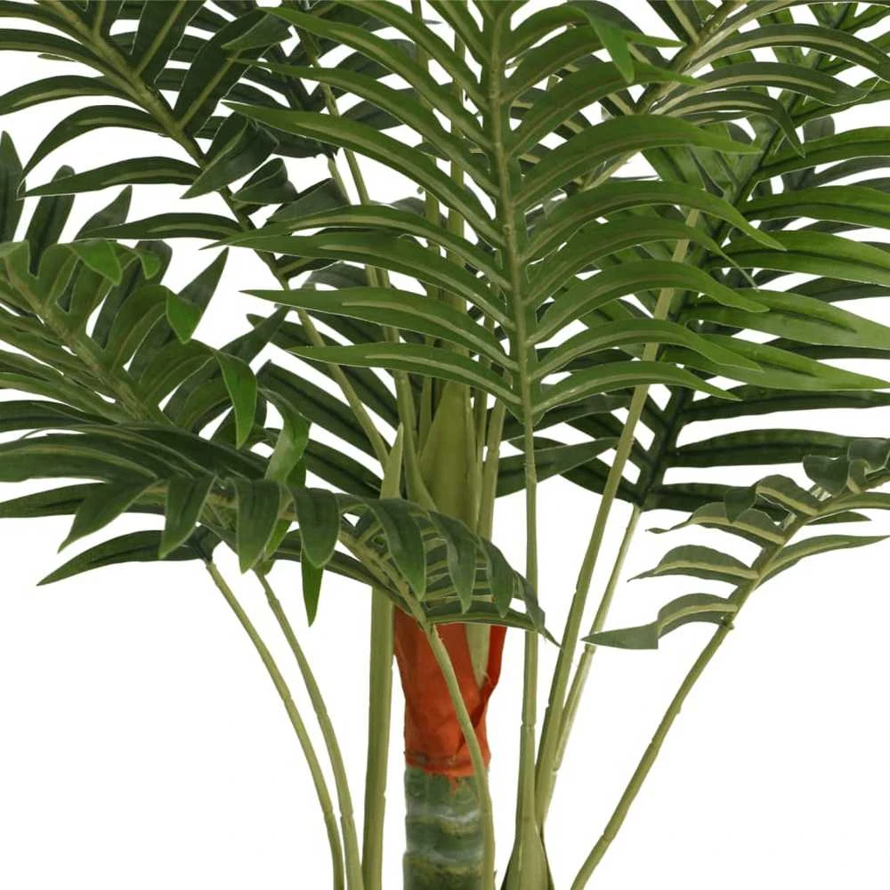 Dirbtinė palmė su trimis kamienais, žalios spalvos, 85cm, PP