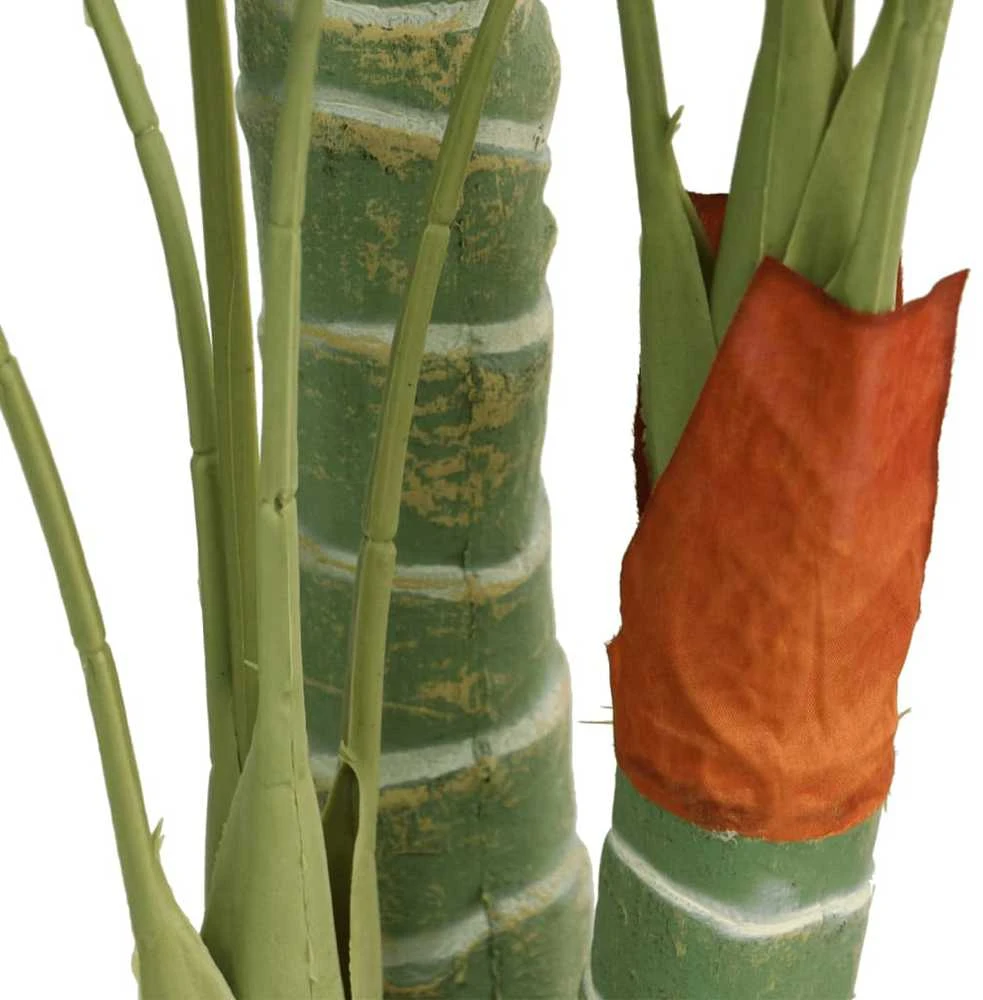 Dirbtinė palmė su trimis kamienais, žalios spalvos, 120cm, PP