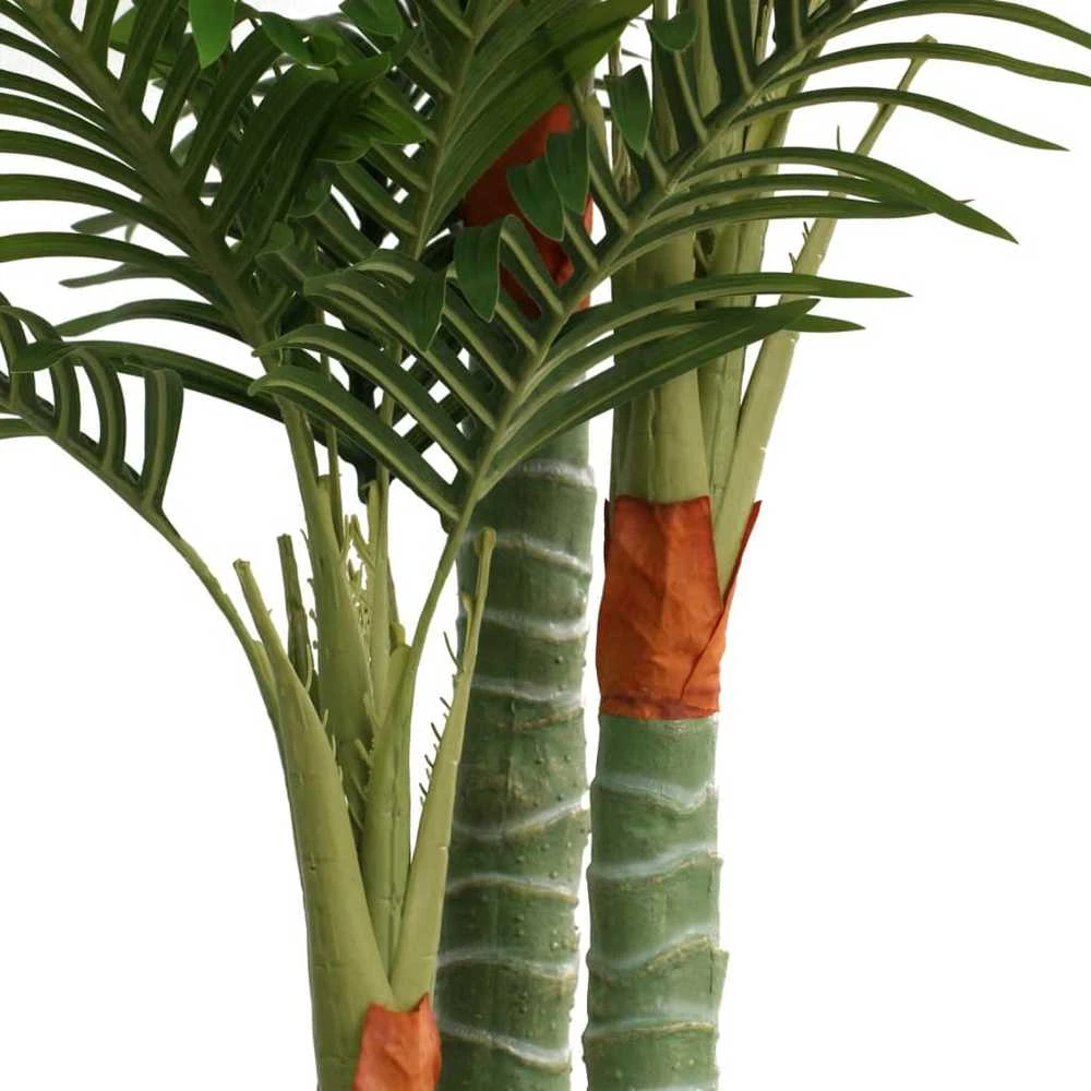 Dirbtinė palmė su trimis kamienais, žalios spalvos, 180cm, PP
