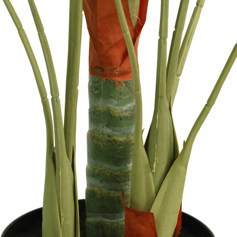Dirbtinė palmė su trimis kamienais, žalios spalvos, 85cm, PP