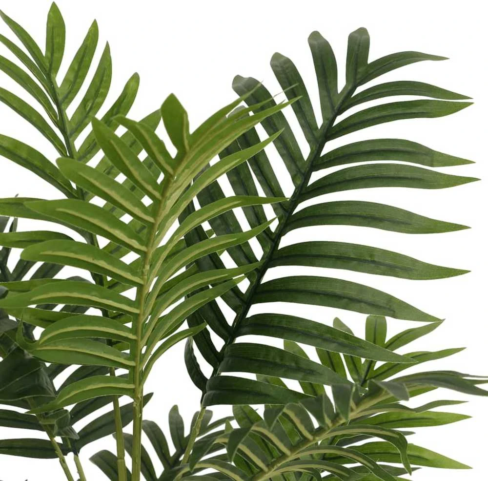 Dirbtinė palmė su trimis kamienais, žalios spalvos, 85cm, PP